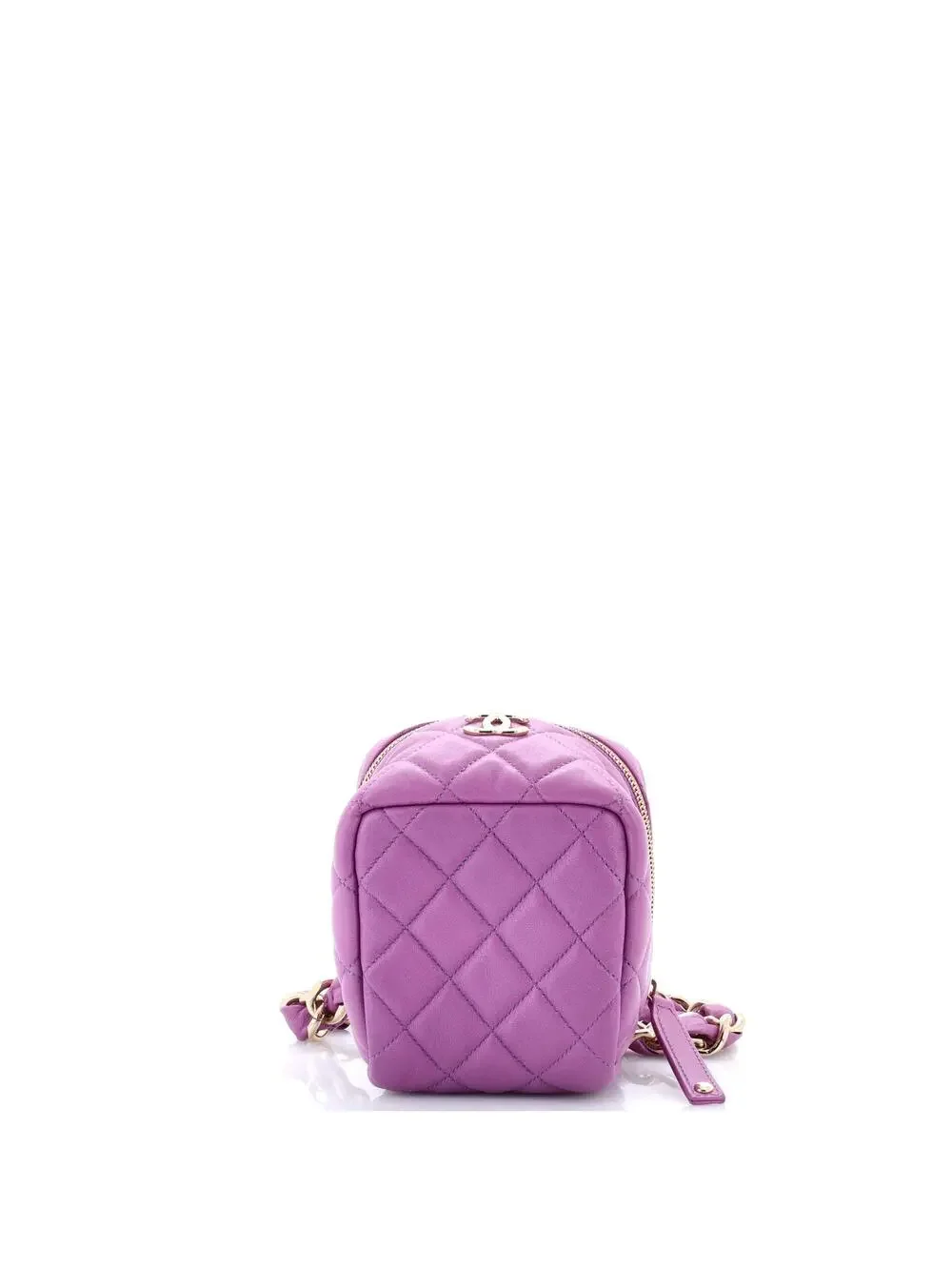 Chanel Cc Cube Zip Clutch With Chain #234719C20B
